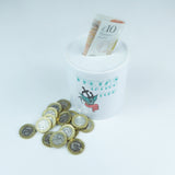 Tattoo fund personalised name | Ceramic money box - Adnil Creations