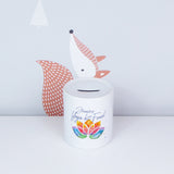 Yoga kit fund personalised name | Ceramic money box - Adnil Creations