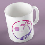 Watercolour tropical sunset | Ceramic mug - Adnil Creations