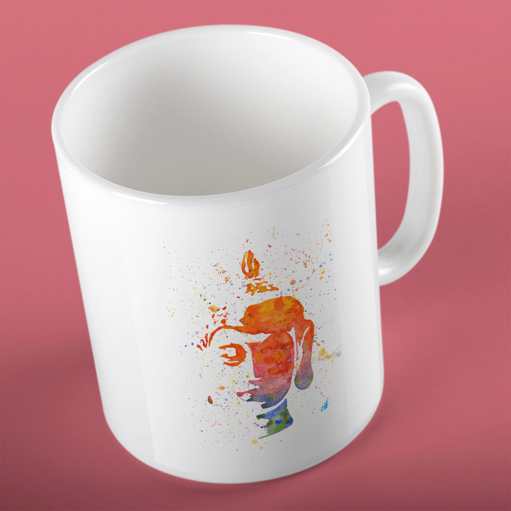 Watercolour Buddha head | Ceramic mug - Adnil Creations