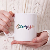 Deep pastel personalised name | Ceramic mug