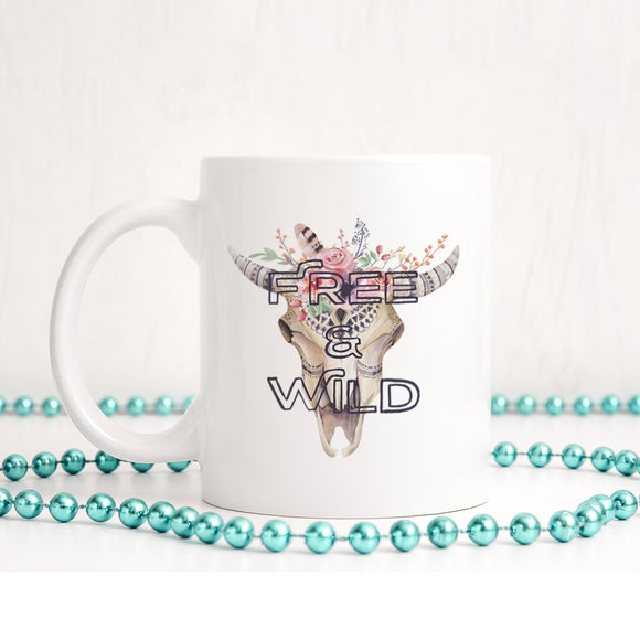 Free and wild | Ceramic mug