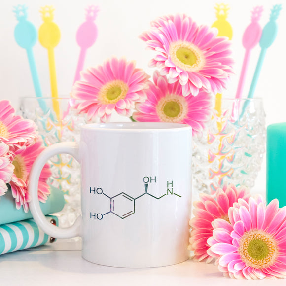 Adrenaline molecule | Ceramic mug