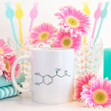 Adrenaline molecule | Ceramic mug