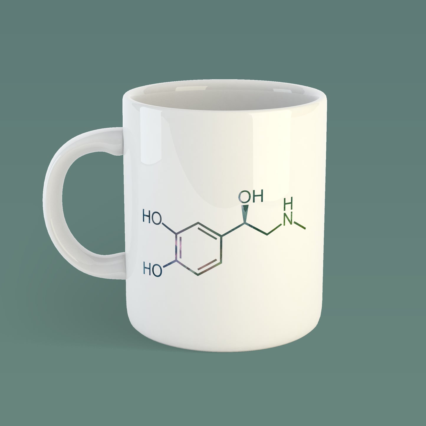 Adrenaline molecule | Ceramic mug