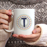 Tribal style personalised initial | Ceramic mug - Adnil Creations