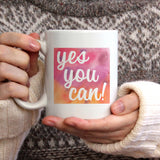 Yes you can | Ceramic mug - Adnil Creations