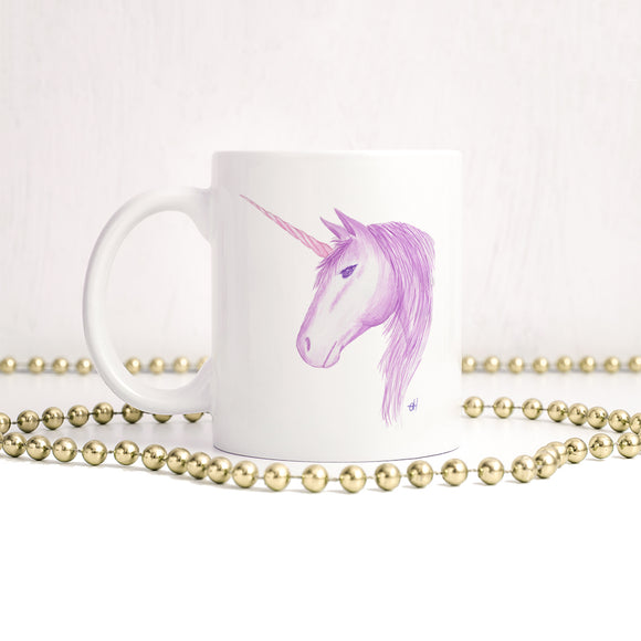 Watercolour unicorn | Ceramic mug - Adnil Creations