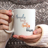 Sandy toes and salty kisses | Ceramic mug