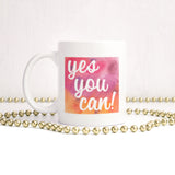 Yes you can | Ceramic mug - Adnil Creations