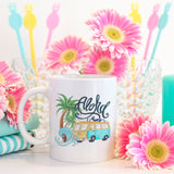 Aloha with camper | Ceramic mug