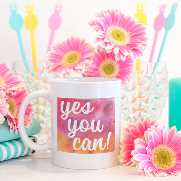 Yes you can | Ceramic mug - Adnil Creations