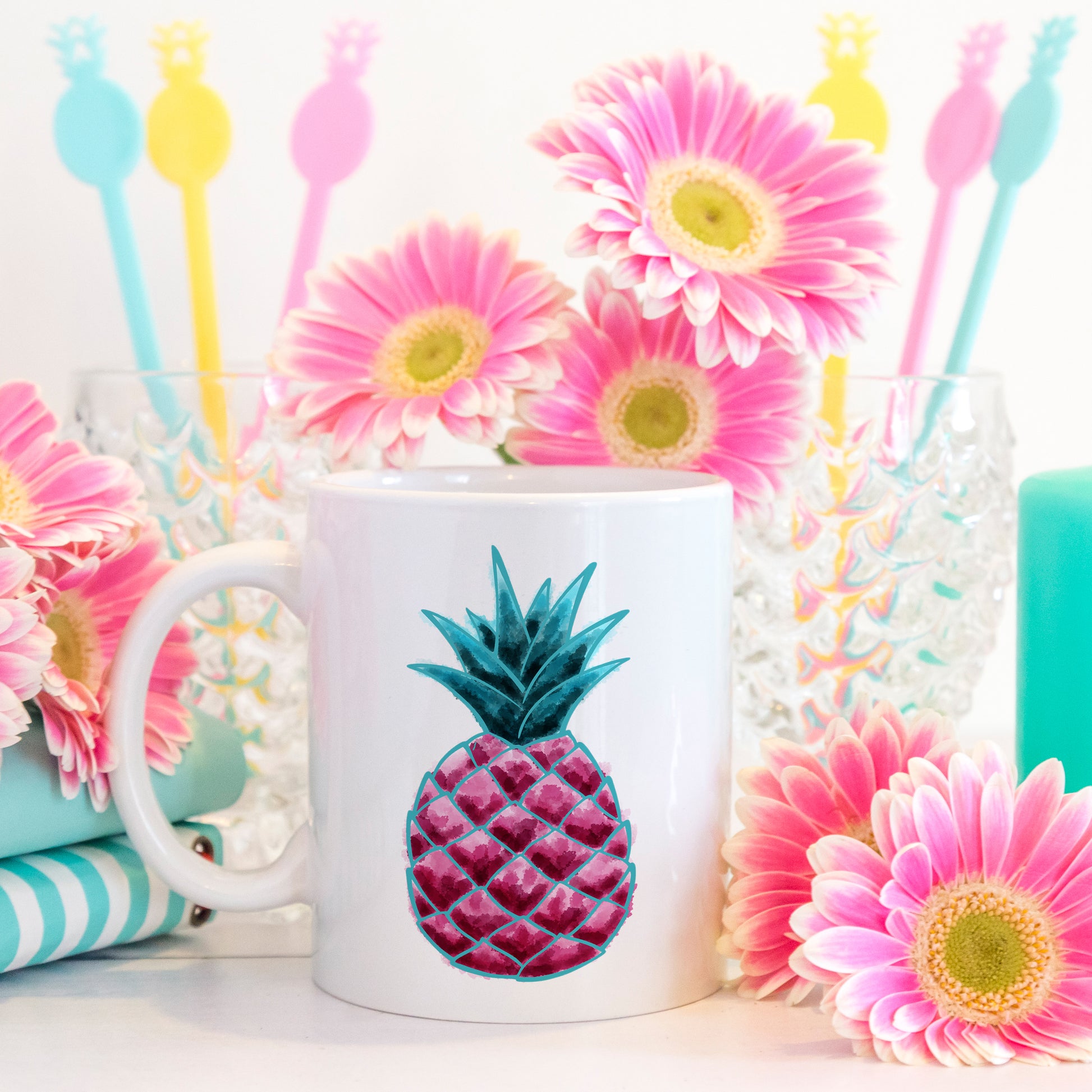 Pineapple | Ceramic mug - Adnil Creations