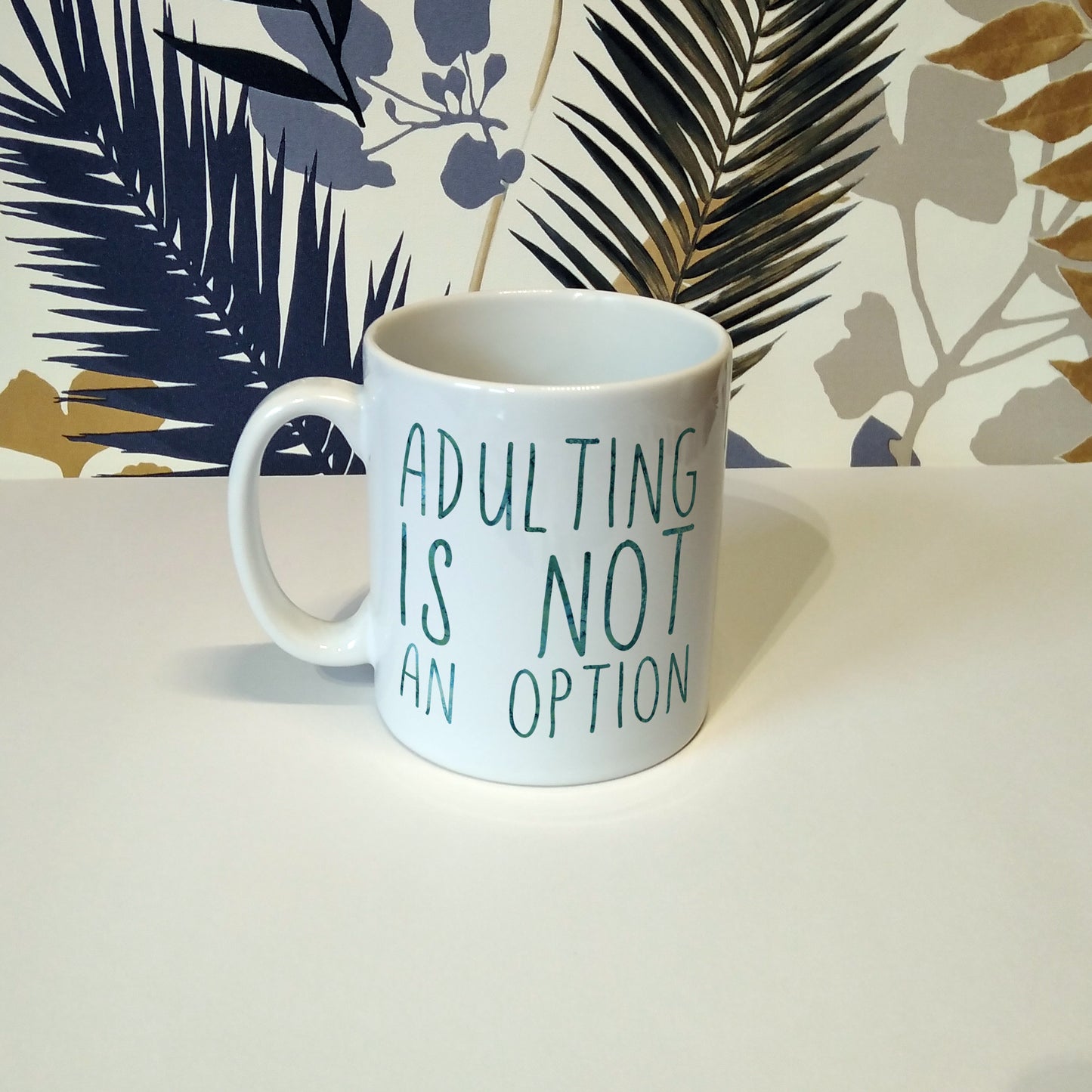 Adulting is not an option | Ceramic mug