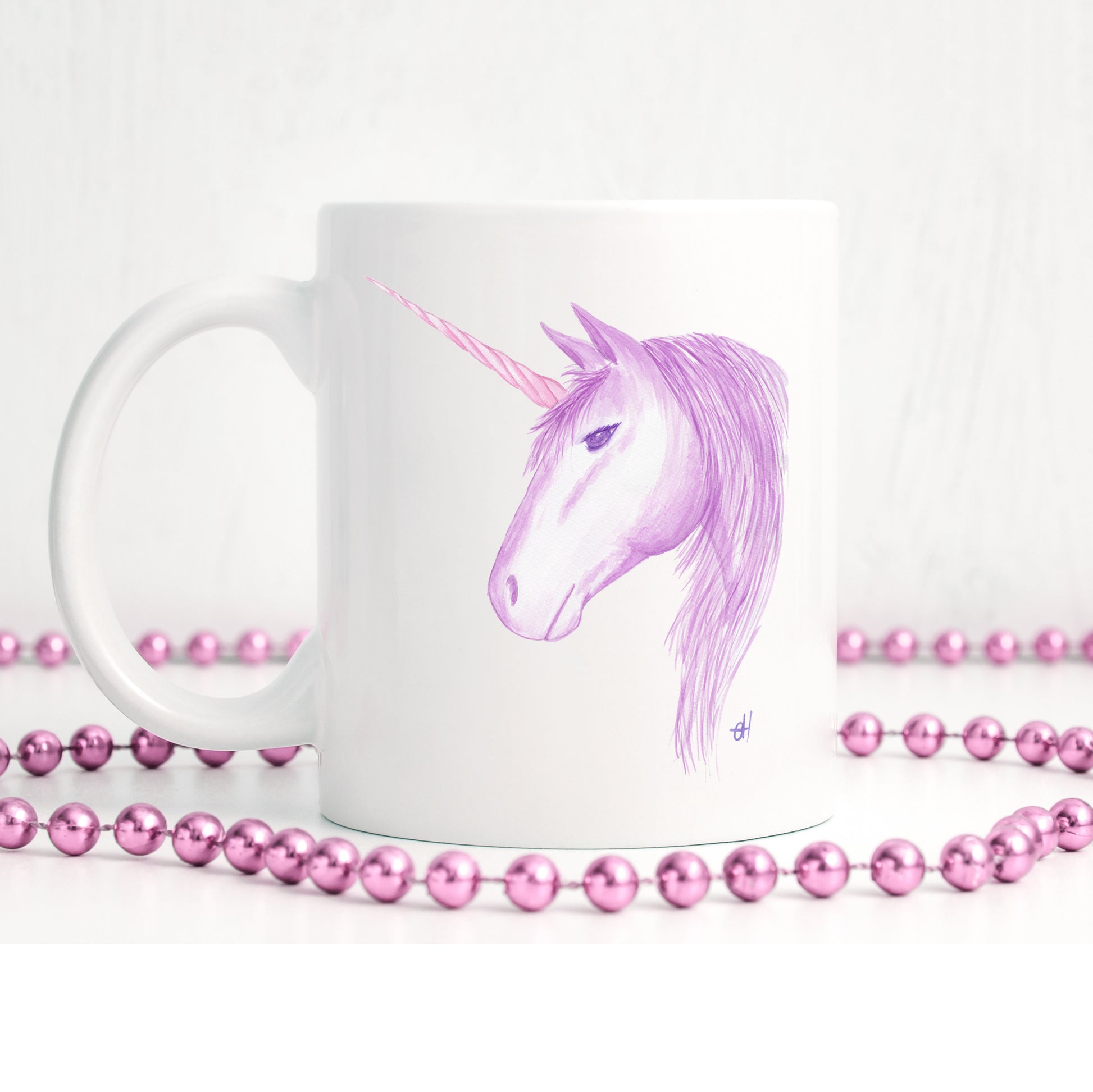 Watercolour unicorn | Ceramic mug - Adnil Creations