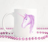 Watercolour unicorn | Ceramic mug - Adnil Creations
