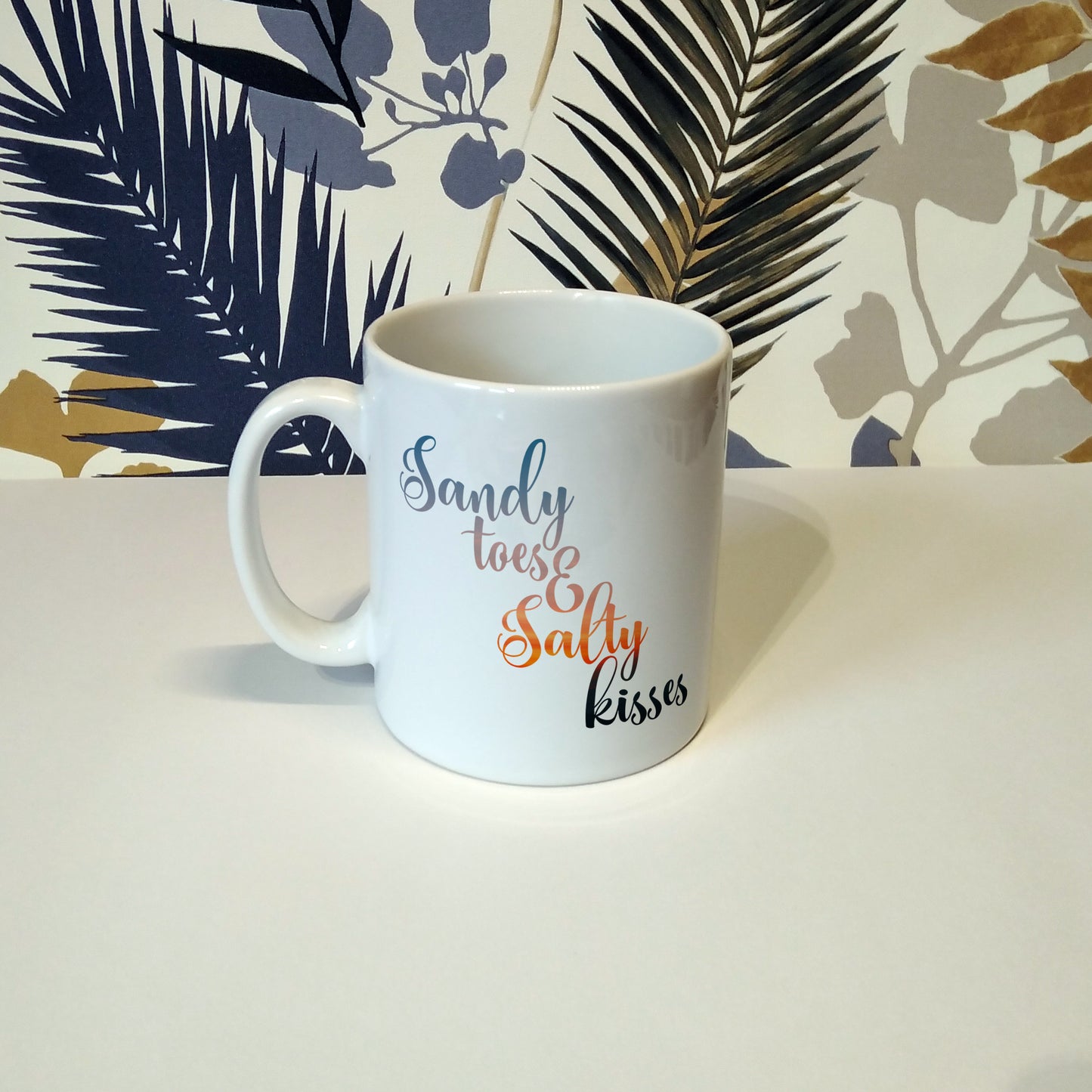 Sandy toes and salty kisses | Ceramic mug