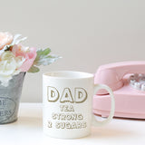 Personalised drink instructions | Ceramic mug