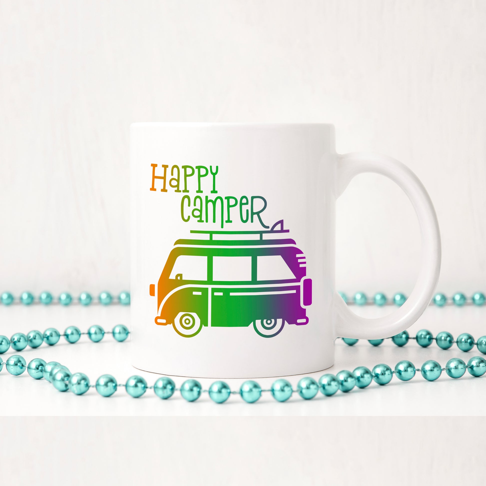 Happy camper | Ceramic mug - Adnil Creations