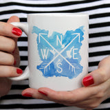 NESW Compass | Ceramic mug - Adnil Creations