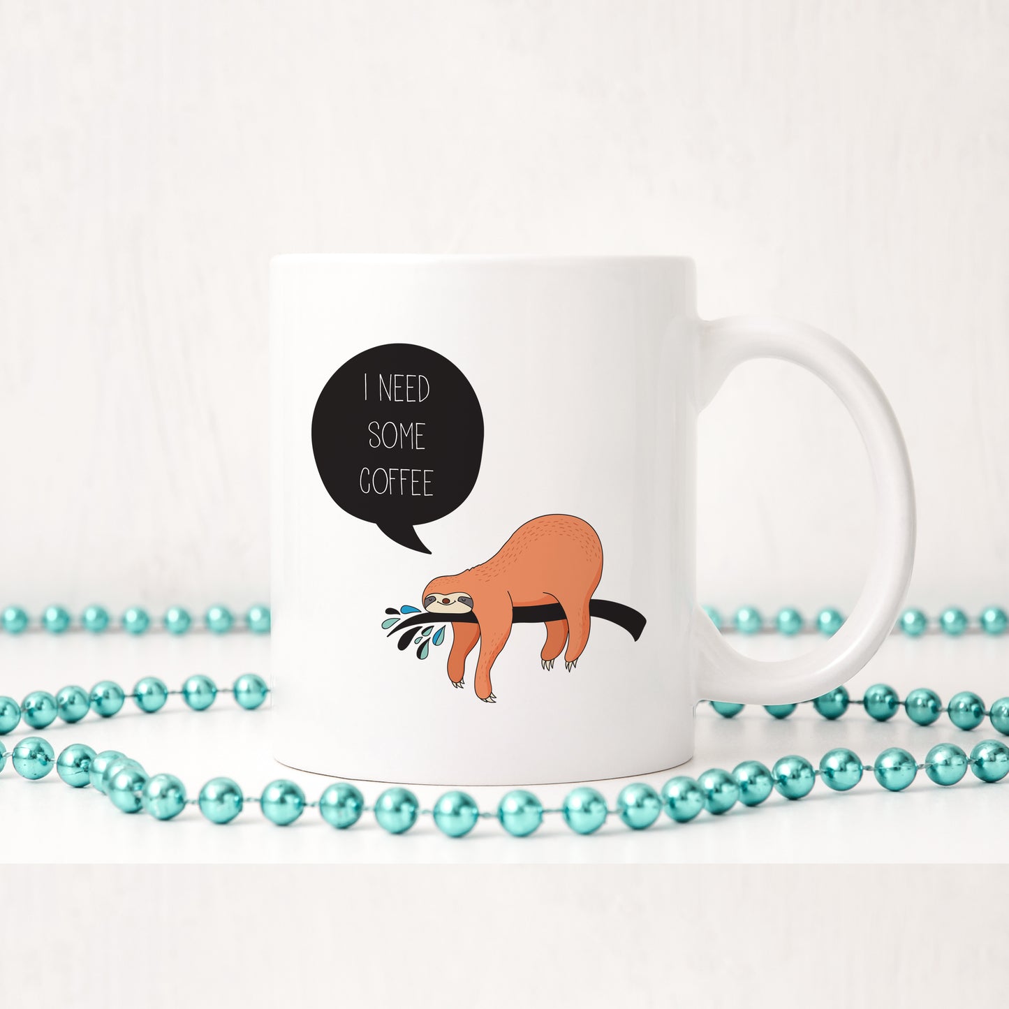 Sloth "I need some coffee" | Ceramic mug