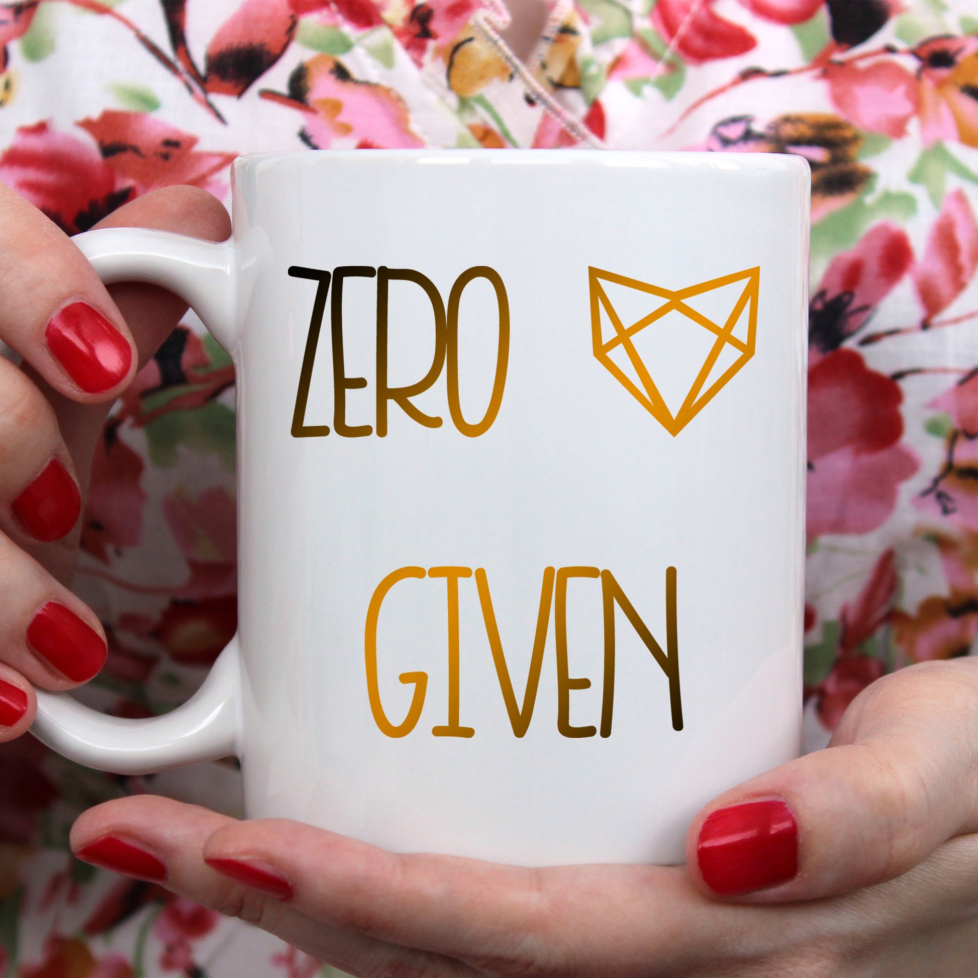 Zero fox given | Ceramic mug - Adnil Creations