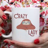 Crazy sloth lady | Ceramic mug