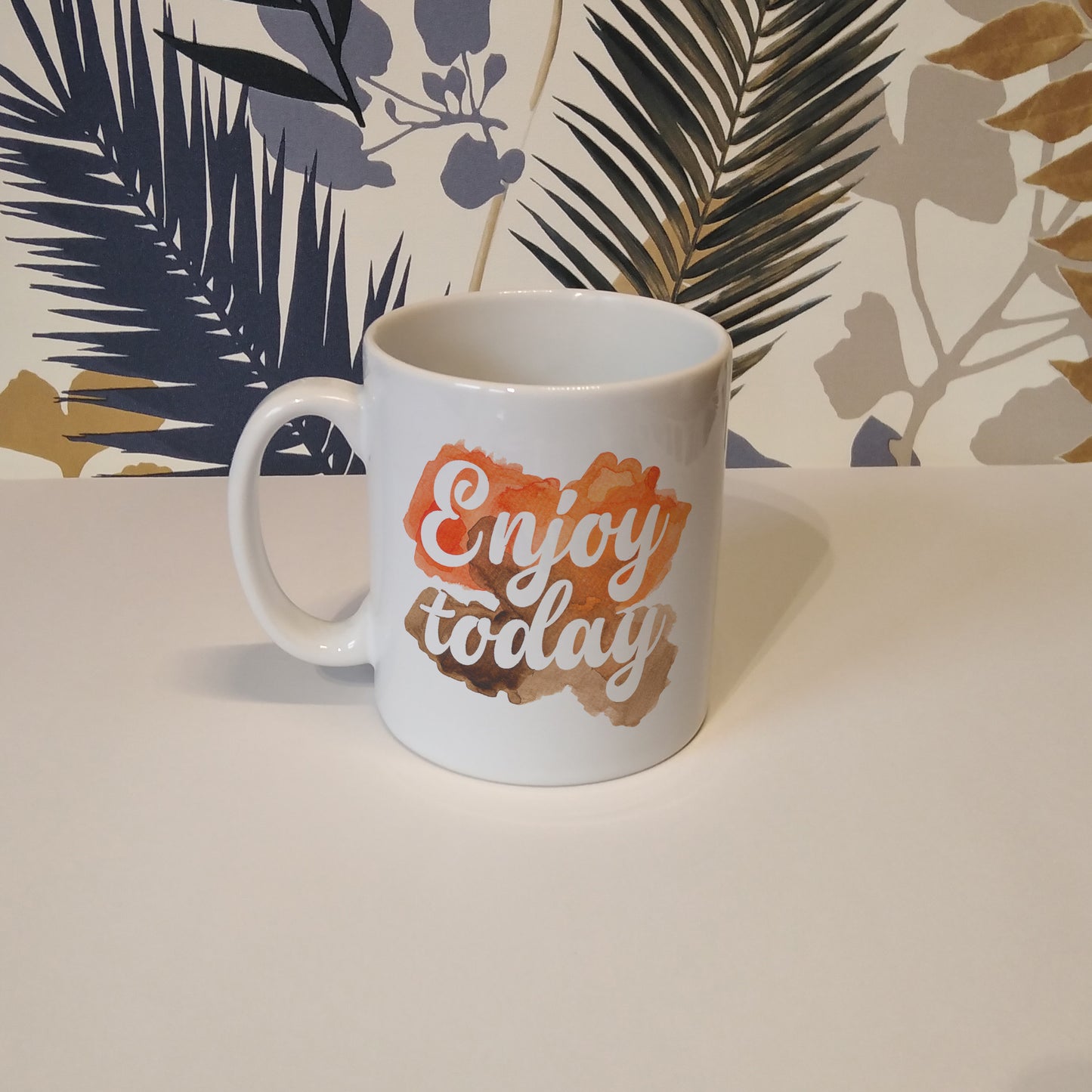 Enjoy today | Ceramic mug - Adnil Creations