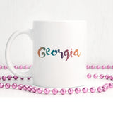 Deep pastel personalised name | Ceramic mug