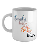 Sandy toes and salty kisses | Ceramic mug