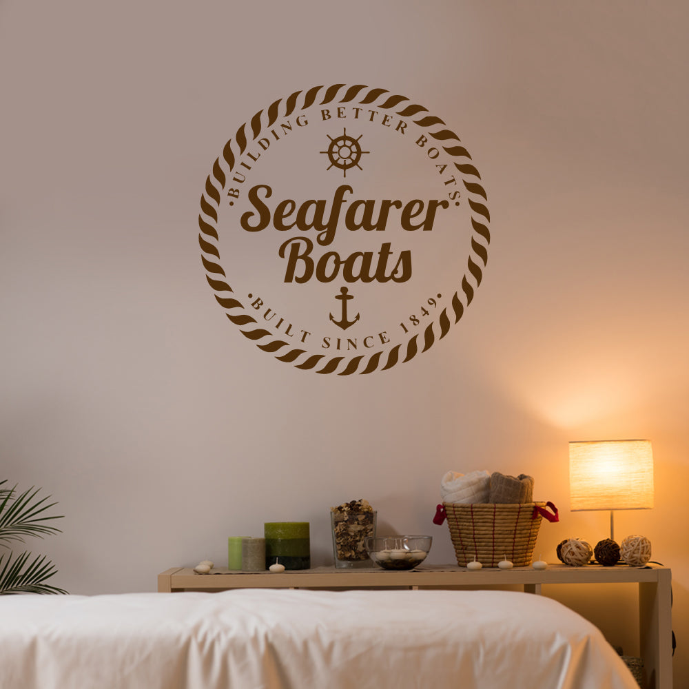 Seafarer boats | Wall decal - Adnil Creations