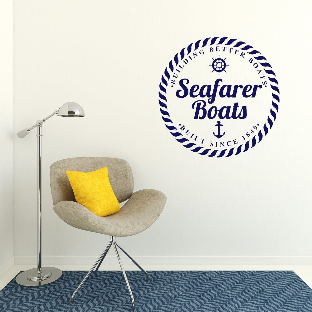 Seafarer boats | Wall decal - Adnil Creations