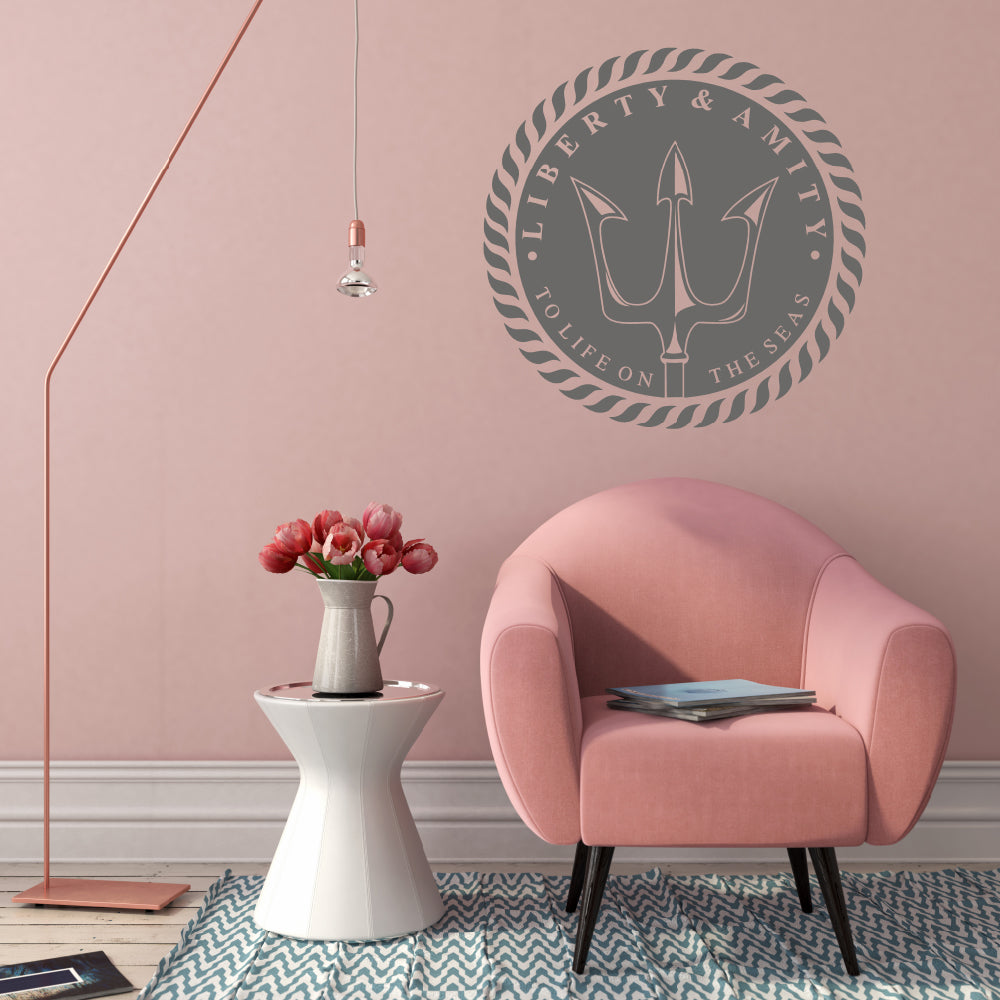 Liberty and amity to life on the seas | Wall decal - Adnil Creations