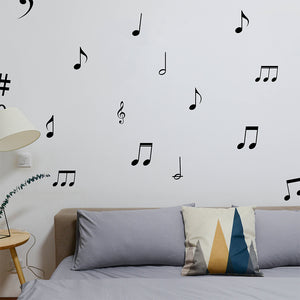 Set of 60 musical notes | Wall pattern - Adnil Creations