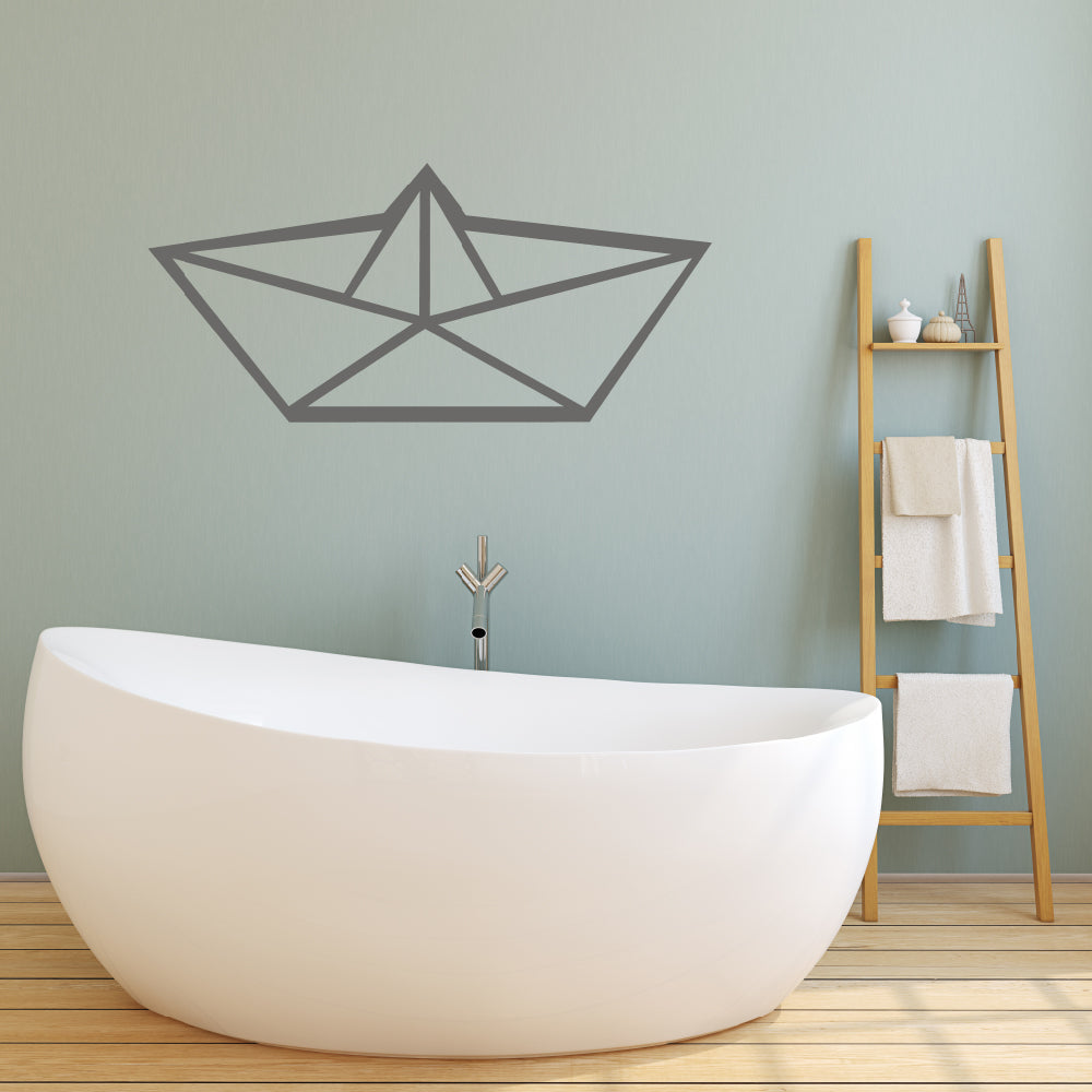 Origami boat | Wall decal - Adnil Creations