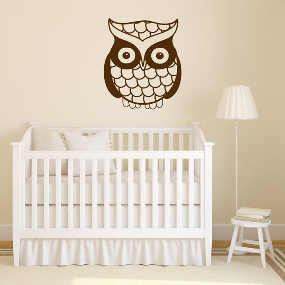 Cute owl | Wall decal - Adnil Creations