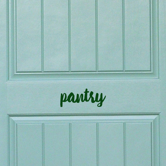 Pantry | Door decal - Adnil Creations