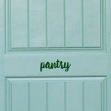 Pantry | Door decal - Adnil Creations