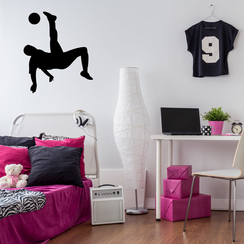 Football overhead kick | Wall decal - Adnil Creations