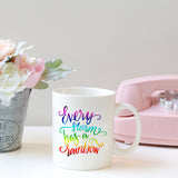 Every storm has a rainbow | Ceramic mug - Adnil Creations