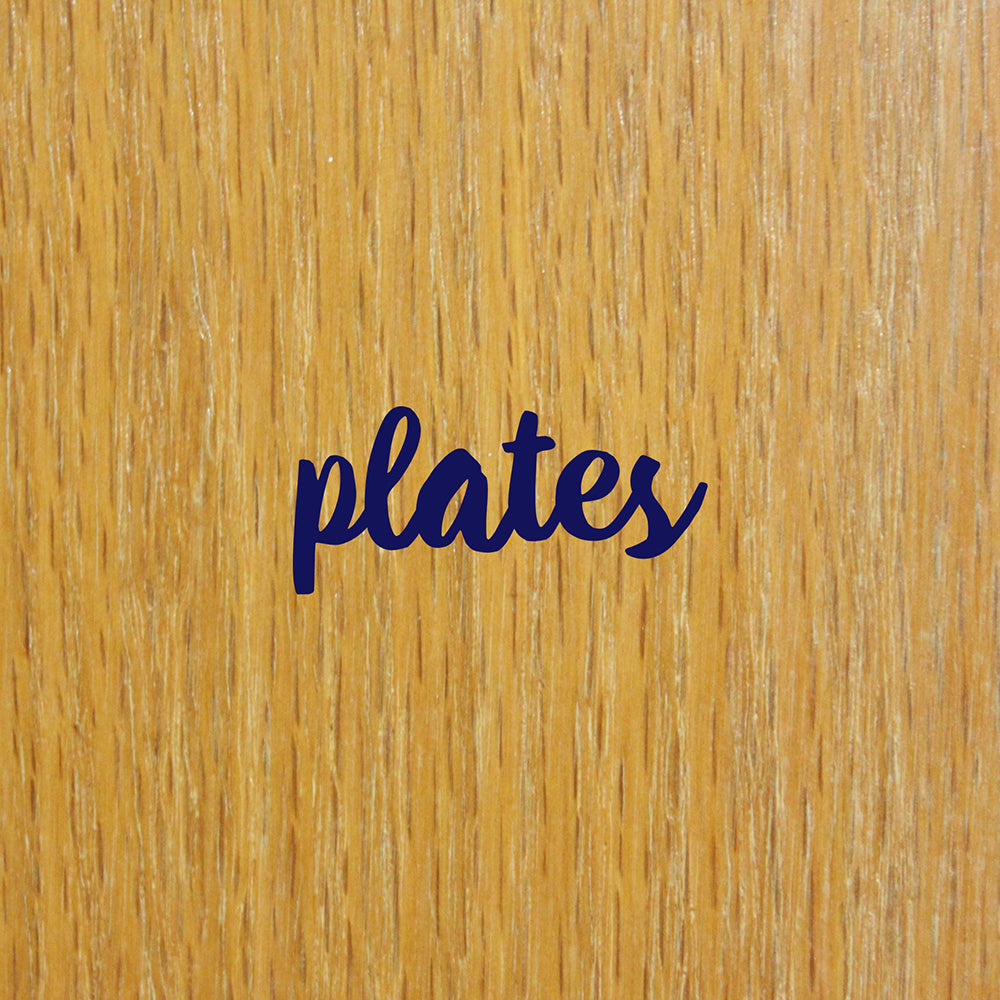 Plates | Cupboard decal - Adnil Creations