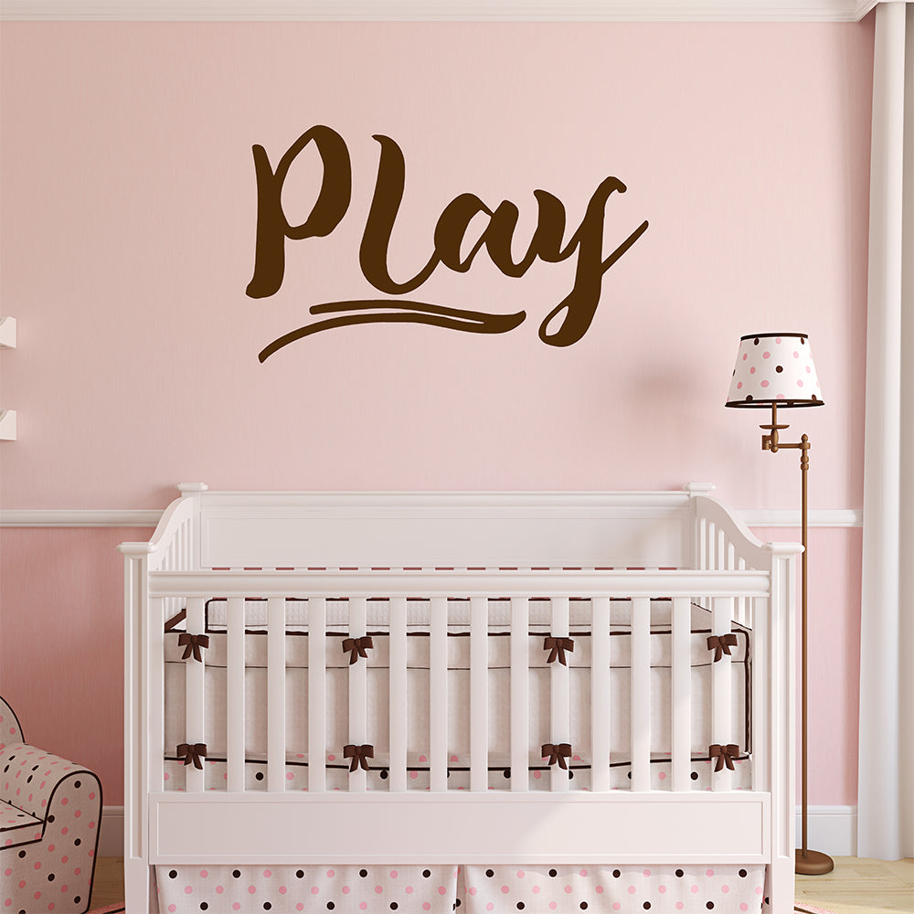 Play | Wall quote - Adnil Creations