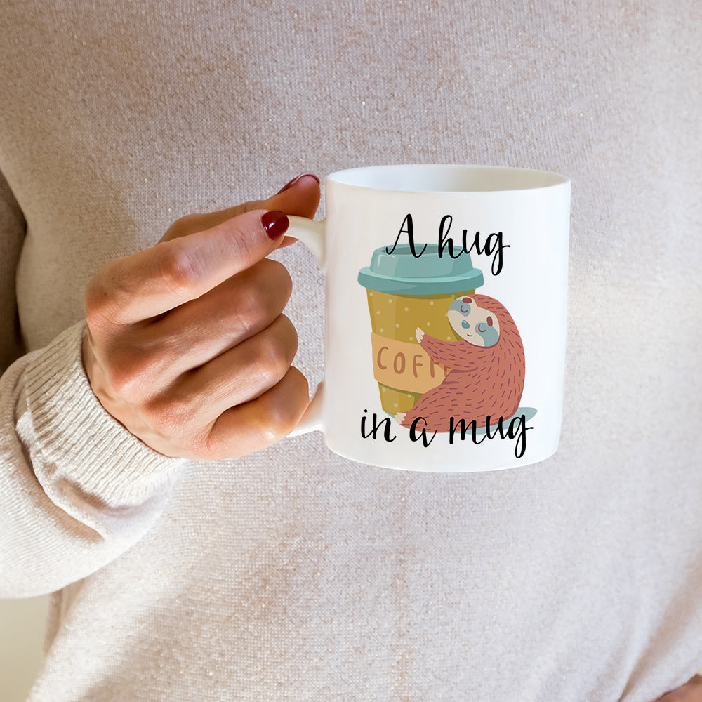 A hug in a mug | Ceramic mug - Adnil Creations