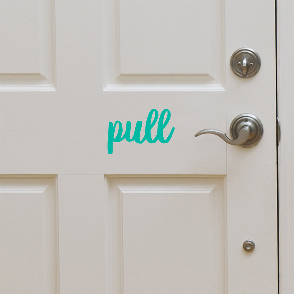 Pull | Door decal - Adnil Creations