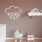 Raining love hearts | Wall decal - Adnil Creations