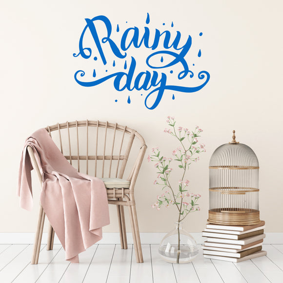Rainy day | Wall quote - Adnil Creations