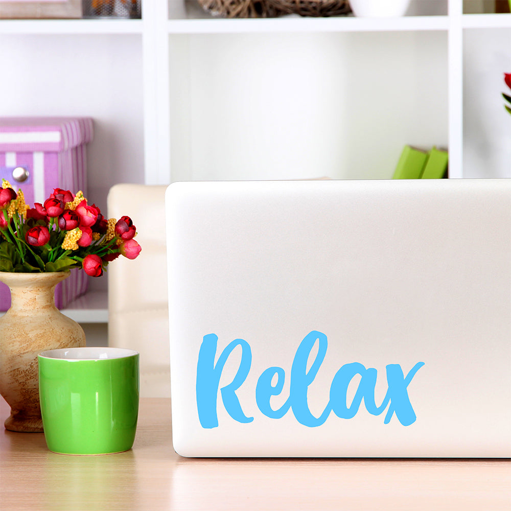 Relax | Laptop decal - Adnil Creations