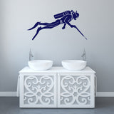 Scuba diver | Wall decal - Adnil Creations