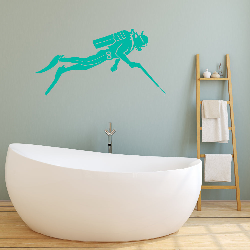 Scuba diver | Wall decal - Adnil Creations