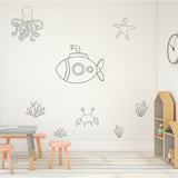 Underwater theme set | Wall decal - Adnil Creations